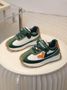 1 Pair Casual Outdoor Sneakers, Minimalist & Cute Design, Suitable For All Seasons - Green - View 18