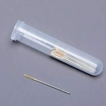 Transparente Plastikspritzen-Nadeln, 8*15mm Nähnadel-Aufbewahrungsbehälter (mit Deckel), Perlen/Knöpfe/Pailletten-Aufbewahrungsbox, Stickerei-Perlen-Nadelhalter, transparente Nadelflaschen (geeignet für Kreuzstich-Nähzubehör), Plastik-Zentrifugenröhrchen/PCR-Röhrchen 2,5 10 15 50ml EP-Röhrchen, Samenflasche, transparente farbige Kunststoffkappen-Nadelflaschen, Handnähnadel-Aufbewahrungsflasche, Mehrzweck-transparente Kunststoff-Aufbewahrungsflasche für Nähzubehör, Nadelhalter Nadelgarn-Set Aufbewahrungsflasche - Verschiedenfarbig - Übersicht 11