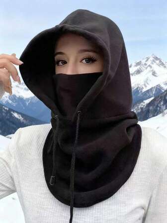 Pasamontañas de invierno, grueso y con forro polar, protección contra el viento, para hombres y mujeres, para ciclismo, senderismo, esquí