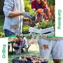 GREEN LIFESTYLE Water Resistant Waist Apron With 3 Pockets For Kitchen Staff And Restaurant Workers Reinforced Seams And Long Adjustable Strap Half Apron Design Ideal For Food Service Cooking And Catering Environments 12 Pack In Black For Durable And Practical Use - Server12Pack - Xem 7