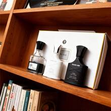 Perfume de hombre Set de 3 EDT para Hombres Mark Him (30ml Cada Uno) Perfume feromonas | Aromas Diversos: Bergamota, Sándalo, Frescos y Herbales | Botellas con Estilo Vintage Elegante y Único | Ideal para Regalos Especiales (Cumpleaños/Navidad/Aniversario) y Cualquier Ocasión | Fragancias que Elevan el Estilo y la Confianza Masculina Quick Ship - Fresco - Ver 4