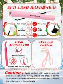 Zestaw świątecznych rzęs 2106 szt., skręt D, objętość, długość 10-18 mm, różne długości, zawiera klej, pęsetę, szczoteczkę i zalotkę – zrób to sam w domu w 3 minuty. Idealny na randki, festiwale muzyczne, Boże Narodzenie i każdą inną okazję! - Czarne - Zobacz 7