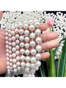 Hạt ngọc trai trắng nhân tạo, ngọc trai trang trí, chuỗi ngọc trai, phụ kiện cưới tự làm, phụ kiện tóc, vật trang trí bàn tiệc cưới, đồ trang trí đám cưới, đồ trang trí tiệc lễ hội, trang trí nhà cửa, trang trí hoa, tân gia, trang trí bàn ngoài trời, tiệc trà, tiệc cô dâu, dạ hội hóa trang, đồ trang trí treo hiên nhà - Nhiều màu - Xem 3