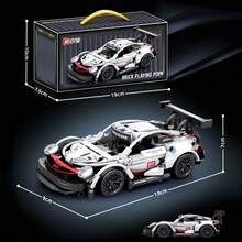 2025 New - Mechanical Assembly Building Blocks, Pink Boxy Off-Road SUV + Streamlined Supercar Design, Mechanical Building Block Car Models, Precise Gear Structure + Hands-On Assembly, Collection And Display, Perfect For Building Enthusiasts, Birthday/Holiday/Gift - Gift - Multicolor - View 15