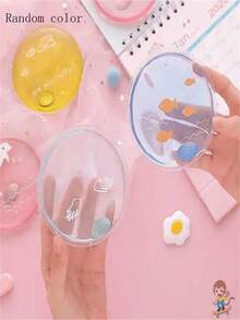 随机颜色新款卡通挤压式加热暖手宝，迷你便携式速暖手袋，圣诞礼物，暖手宝，男士礼物，圣诞袜填充物，可充电保温暖手宝，闺蜜节，小狗，嘉年华，派对装饰 - 彩色 - 查看 12