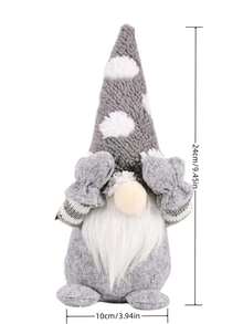 1pc Decorative Dwarf Ornament With Snow Cap Best Gifts Birthday Home Decor Christmas Decorations Room Decor Christmas Winter - 彩色 - 查看 7