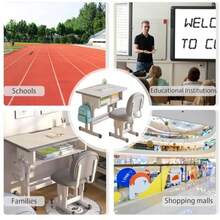 Adjustable Height Study Desk And Chair Set Multifunctional School Student Writing Desk Study Table And Sponge Chair Set With Storage Drawer - Wood - View 7