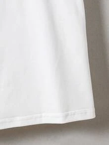 Young Boy Solar System Planet Print Short Sleeve T-Shirt, Summer - White - View 7