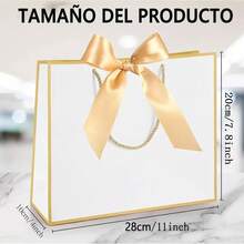 Juego de 20 Bolsas de Regalo con Mariposas| Impreso en Foil, Perfecto para Fiestas de Cumpleaños, Bodas, Día de la Madre y Temporada de Graduación, Regalos Ideales para Amigos y Familia - Blanco de Phnom Penh - Ver 4