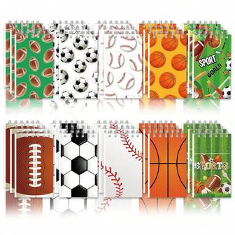 12pcs Coil Notebooks, Student Notebooks, Word Notebooks, Coil Notebooks, Material Notebooks, Notepads, School Stationery, Student Prizes, Party Notepads, Back-To-School Stationery Supplies, Christmas Notepads