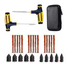 摩托车真空补胎钉、汽车轮胎修理工具包及收纳盒、汽车无内胎轮胎修理工具包，完美的圣诞礼物