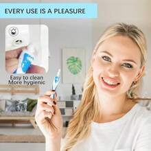 TYUI Earwax Removal Product Comes With 16 Soft And Flexible Replacement Heads Ear Cleaner The Most Suitable For Removing Earwax Earwax Removal Tool The Best Choice For Removing Earwax - như hình ảnh - Xem 6