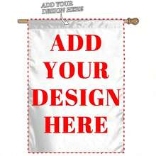 1pc Customizable Personalized Creative Pattern/Photo/Illustration Linen Double-Sided Garden Flag, Home/Yard/Outdoor Decor (Flag Pole Not Included), Summer Holiday - Multicolor - View 7