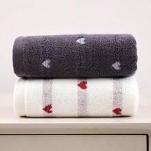 1pc Soft And Absorbent Cotton Hand Towel For Bathroom And Kitchen Use