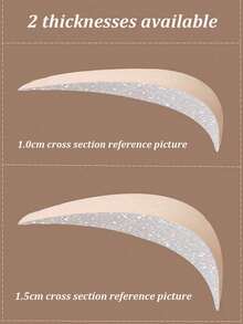 Removable Invisible Shoulder Pads, Breathable Foam Shoulder Pads, Reusable Self-Adhesive Shoulder Pads For Women, Unisex Rectangular Shoulder Shaper Tool, Slanted Shoulder High/Low Shoulder Jacket, T-Shirt, Seamless Shoulder Pad Jacket Non-Slip Foam Pad - Multicolor - View 5