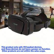 1pc 3D VR Virtual Reality Glasses With Blue Light Protection For Android & IOS Phones, Compatible With 4.7-6 Inch Screens, 3D Gaming & Movie Accessory, Includes Lens Only (No Handle Or Battery) Sold By A NiuGe - Black - View 8