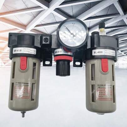 1/2'' Water Oil Trap Air Line Filter Regulator Trap Separator Compressor Gauge