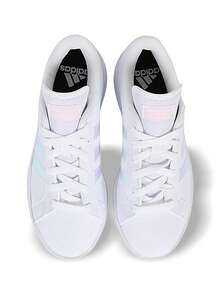 Adidas Giày thể thao nữ thấm hút mồ hôi thoáng khí chống nắng chống gió giữ ấm đa năng logo chắc chắn đàn hồi tốt dễ giặt nhanh khô thể thao ngoài trời chạy bộ hàng ngày đi học nữ màu trắng hồng IG6374 - trắng - Xem 4