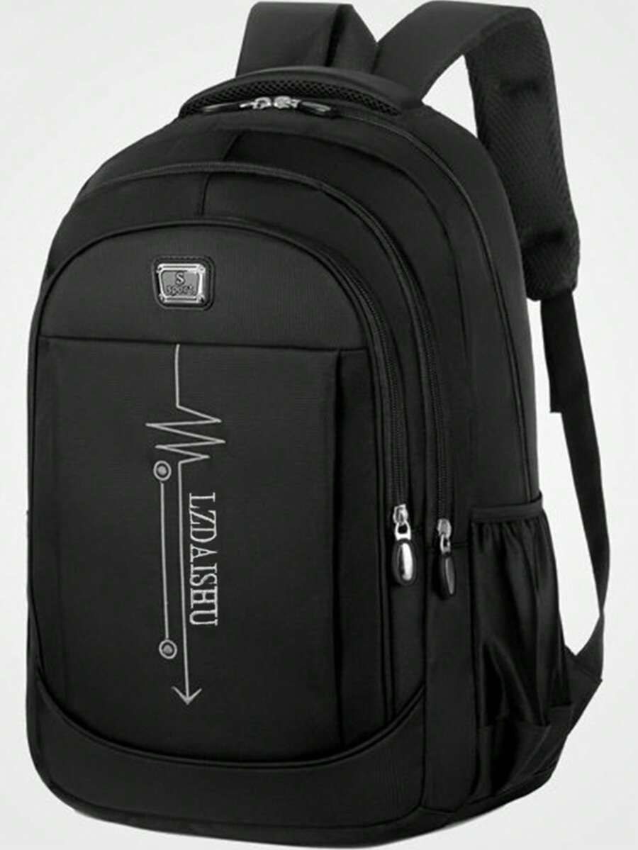 Waterproof Nylon Backpack Suitable For Students And Business People - Large Capacity, Durable Oxford Fabric, Laptop Compartment, With Practical Pockets, Ideal For School Return Trips - Multicolor - View 1