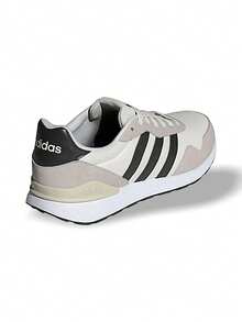 Adidas Giày thể thao Run 60s 4.0 Thoáng khí Thấm hút mồ hôi Độ đàn hồi tốt Đa năng Logo Trơn Dễ giặt Nhanh khô Ngoài trời Trường học Hàng ngày Nam Trắng/Đen/Xám nhạt JR6623 - Trắng/Xám nhạt/Đen - Xem 6
