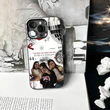 Funda de teléfono EmmaS ChamberlainS color plata mate para 17 16 15 14 13 12 11 Pro Max Plus cubierta dura a prueba de golpes - z7 - Ver 8