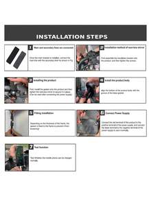 新款摩托车USB充电器，防水USB摩托车充电器，双USB Type-C接口，支持PD和QC快充3.0，适用于摩托车和手机