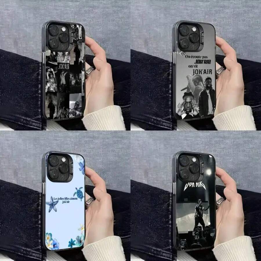 J-JOK air Las chicas hermosas aman la funda de teléfono J-Jokair para 17,16,15,14,13,12,11,Pro,Max,Plus,E, cubierta negra - Z5 - Ver 1