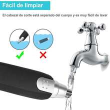 1 pieza Recortador de vellos nasales eléctrico portátil unisex Afeitadora de vello nasal y de orejas para hombres - Recortadora de vello nasal eléctrica con USB para mujeres - Pinza nasal depiladora indolora para cejas y rostro, Regalo para el Día del Padre Recortador eléctrico portátil para vello nasal y auditivo. Recortador facial profesional sin dolor para cejas, sin cable, unisex. Recortador eléctrico de vellos nasales, apto para vellos de la nariz y orejas, afeitadora de vellos nasales para mujeres y hombres, dispositivo de depilación indolora para cejas y rostro. - Negro - Ver 9