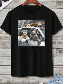 Camisetas de hombre - Negro - Ver 2