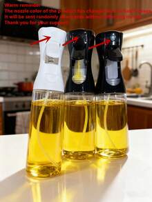 1 Olive Oil Spray Bottle, Mother's Day Gift, Outdoor Barbecue, Barbecue Grill, Fat-Reducing Meal, Kitchen, Barbecue, Air Fryer And Camping Supplies, Suitable For Girls, Lightweight Household Kitchen Barbecue Utensils, Sprayer, Dispenser, Refillable Spray Bottle.