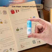 6 Peças Mini Canetas Marca-Texto Fluorescentes, Expressão Criativa, Canetas Marcadoras de Natal, Canetas Bolinhas Fofas e Alegres, Suprimentos Escolares, Presentes de Natal