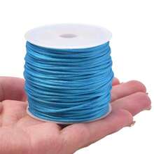1 rollo de 450 cm de cuerda elástica de nailon con cuentas, hilo elástico de polipropileno para hacer manualidades, joyería y accesorios DIY - A - Ver 3