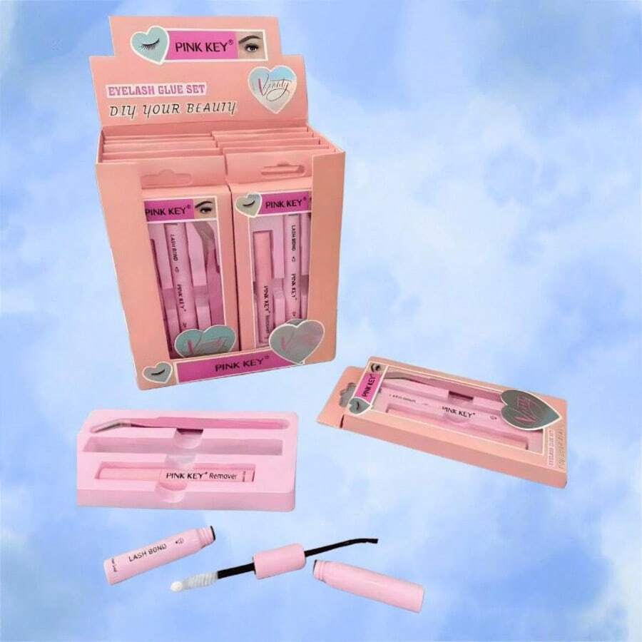 PEGAMENTO PARA PESTAÑAS -DE ALTA DURABILIDAD - Rosa - Ver 1