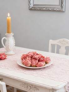 5/2000 Stücke künstliche Ananas Blumen, Kunstblumen für DIY Sträuße, Kränze, Süßigkeitenboxen Dekoration, Broschen, Kopfschmuck, Geburtstagstorte Dekoration, Heimdekoration, Brautstrauß, Hochzeitsdekoration, Raumdekoration, Küchendekoration, Restaurant Dekoration, Schlafzimmerdekoration, Neujahrsdekoration, Gartendekoration, Saisonale Dekoration - Hellrosa - 254 - Übersicht 7