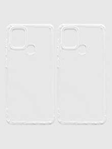 2pcs Clear Phone Case Compatible With Iphone&Galaxy - Clear - View 60
