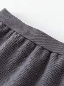 mini bala Kids Warm Fleece Pants Soft Stretchy Loose Fit PP Pants Winter 2025