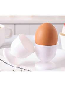 4/8/12pcs Egg Cup Set, Soft Boiled Egg Holder For Breakfast And Lunch, Halloween, Christmas And Easter Gifts, Egg Cups, Egg Trays, Egg Racks, Practical Egg Holders, Tableware - Multicolor - View 5