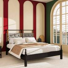 Cabecera con Tapizado, Cabecero de Pared, Cabecera Matrimonial Tapizada, El Tamao 140 * 45 * 5. Gris - Gris - Ver 7