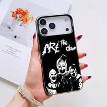 Funda de teléfono de la película T-Terrifier 2 3 H-Horror Clown para 11 12 13 14 15 16 17Pro Max Plus, protector de teléfono con revestimiento - Z7 - Ver 9