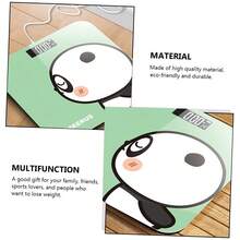 数字体重秤，卡通造型浴室秤，家用体重秤，可连接手机应用程序查看各种身体数据，最大称重396磅。 - 彩色 - 查看 8