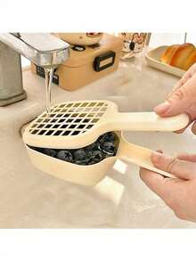 1/2 piezas Cestas con asa; Colador oscilante de arándanos; Tazón para lavar verduras; Colador de purificación de agua - Multicolor - Ver 3