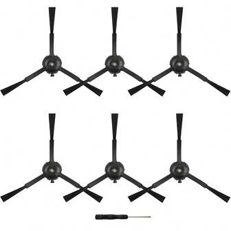 适用于 Roborock Q7、Q7Max、Q Revo、S7MaxV、S8、S7、S6、S5、S4 和 E 系列扫地机器人的刷毛边刷