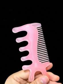 1pc/Massage Comb - 7-Tooth Round Head Meridian Massage Comb, Suitable For Scalp, Body, Acupuncture Points, Nose Bridge Massage - Multicolor - View 6