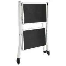 Anti  Slip Little Giant 2 Tread Ty Step Ladder Folding Step Stools With Tool Tray - White - View 4