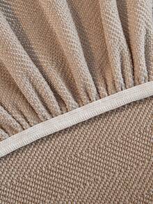 1件米色加厚彈性沙發座墊靠背套，防塵可拆洗沙發保護套，適用客廳 - 米色 - 查看 11
