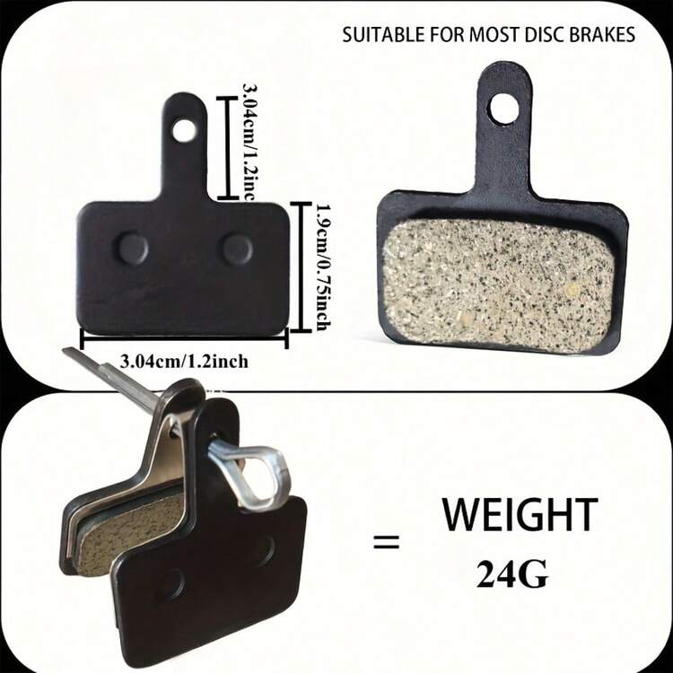6 Or 10 Pairs - Durable Resin Bicycle Disc Brake Pads With Anti-Slip Surface, Compatible With MT200, M400, MT500, M315, M525, M475, M495, M515, M975, M355, B01S Mountain Bike Brake Systems - Mountain Bike Accessories (6/10 Pairs), High Performance Wear-Resistant Resin Brake Pads - Black - View 4