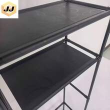 Estante de aterrizaje del baño multifuncional - Negro - Ver 4