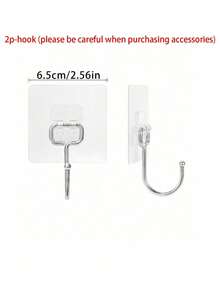 2件/1件白色心形花环装饰套装，双面珍珠纸心形花环丝带，适用于婚礼、新娘送礼会、订婚纪念日、情人节、单身派对装饰，闪亮心形背景，冬季派对用品 - 彩色 - 查看 10