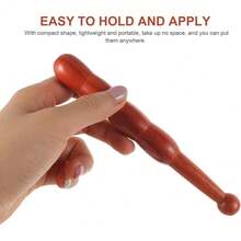 1pc Acupoint Massage Pen, Traditional Wooden Acupressure Stick Reflexology Tool For Deep Tissue, For Body, Hand And Foot Body Massager Massage Roller Lymphatic Massage Gua Sha - Multicolor - View 12