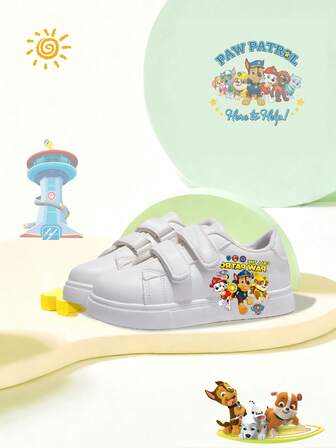 Paw Patrol Barnens Fashionabla Sneakers med Tecknat Mönster För Pojkar Och Flickor, Lämpliga För Vår/Sommar